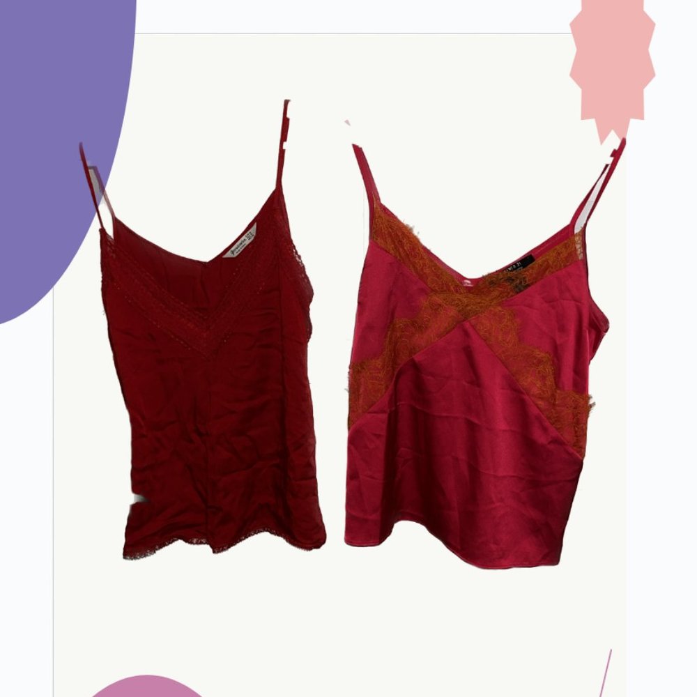 Red Lace Tank Top Bundle !